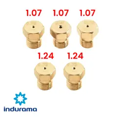 INDURAMA - Pack de 05 niples para gas natural (Inyectores) Cocina
