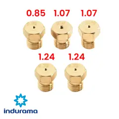 INDURAMA - Pack de 05 niples para gas natural (Inyectores) Cocina