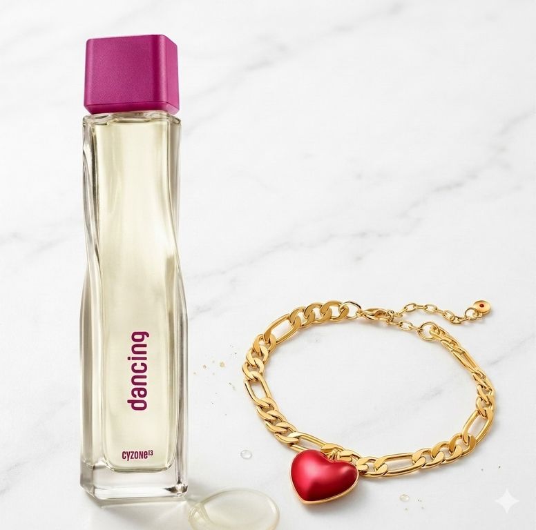 SET PERFUME MUJER DANCING + PULSERA VERSALLES