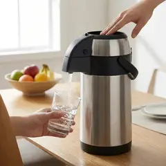 GENERICO - Termo De Agua Caliente Y Fría Con Bomba De Café 3 Litros