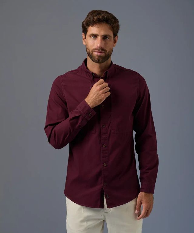 Camisa Tafeta 100% Algodón Hombre
