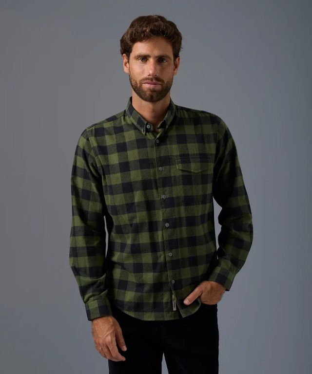 Camisa 100% Algodón Cuello B Hombre
