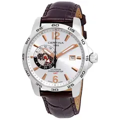 CERTINA - RELOJ DS PODIUM CORREA DE CUERO CARATULA BLANCA