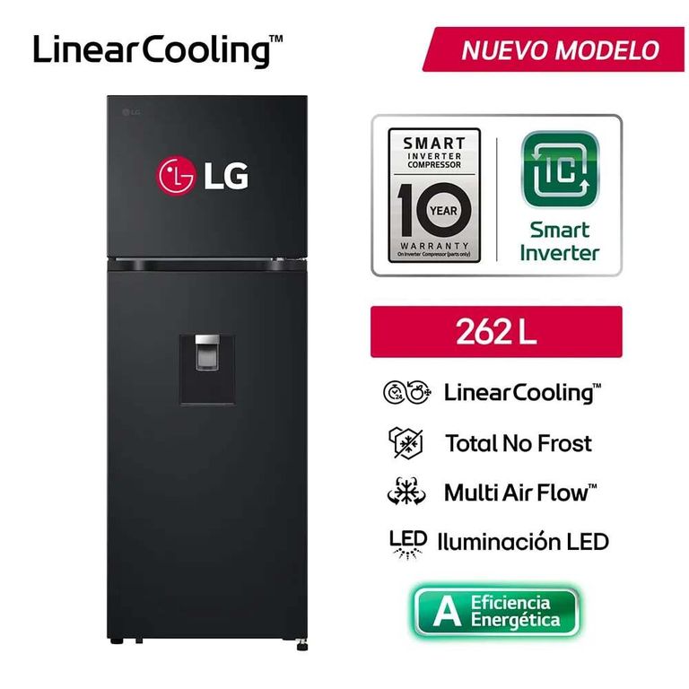 Refrigeradora 262L Top Freezer LinearCooling VT26WPM Negro