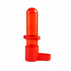 GENERICO - Bebedero Para Aves Color Rojo Hidratación Limpia Y Segura Para Tu Pajarito