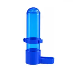 GENERICO - Bebedero Para Aves Color Azul Hidratación Limpia Y Segura Para Tu Pajarito