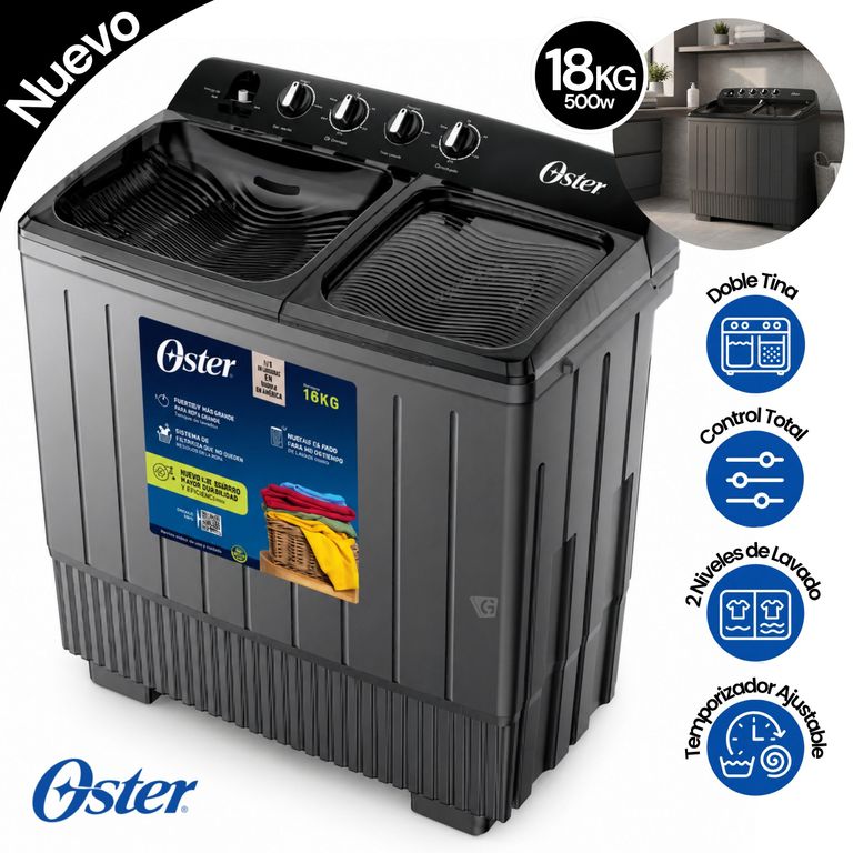 Lavadora Semiautomática 18KG OS PSAWMX18B