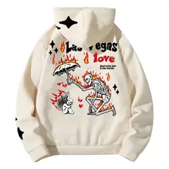 YANSUS - Polera Hombre Calavera Manga Larga