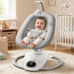 MOMCOZY - Columpio Automático de Movimiento Múltiple para Bebé