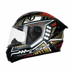 LS2 - CASCO FF810 VIGO LUPIT NEGRAMARILLO MATE V. TRASPARENTE Y CERT ECE-2206