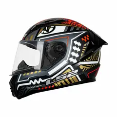 LS2 - CASCO FF810 VIGO LUPIT NEGRAMARILLO MATE V. TRASPARENTE Y CERT ECE-2206