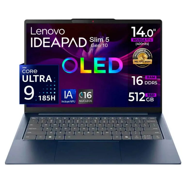 Laptop IdeaPad Slim 5 Core Ultra 9-185H Intel Arc Graphics 16GB Ram 512gb Ssd 14″ WUXGA OLED