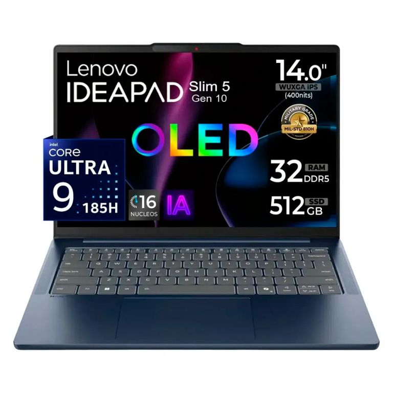 Laptop IdeaPad Slim 5 14" OLED Core Ultra 9-185H Intel Arc Graphics 32gb Ram 512gb Ssd