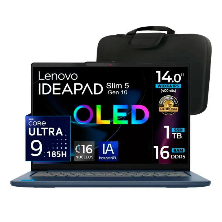 Laptop IdeaPad Slim 5 14" OLED Core Ultra 9-185H Intel Arc Graphics 16gb Ram 1tb Ssd
