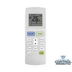GENERICO - Control Remoto YAW1F para Aire Acondicionado Gree Split Inverter