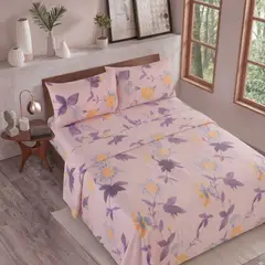 CASATEX - Juego de Sábanas Estampadas 2500 Hilos – 1 . 5 Plazas