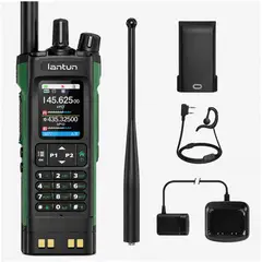 OEM - Radio Walkie Talkie GPS 10W USB-C Bluetooth Multibanda NOAA 1000 Canales