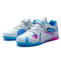 DANWEILE - Zapatillas de fútbol unisex con tacos TF Blanco