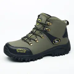DANWEILE - Botas de senderismo unisex Negro