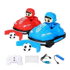 DANWEILE - Set Futbolito Control Remoto 2 Jugadores con Pelota y Arcos