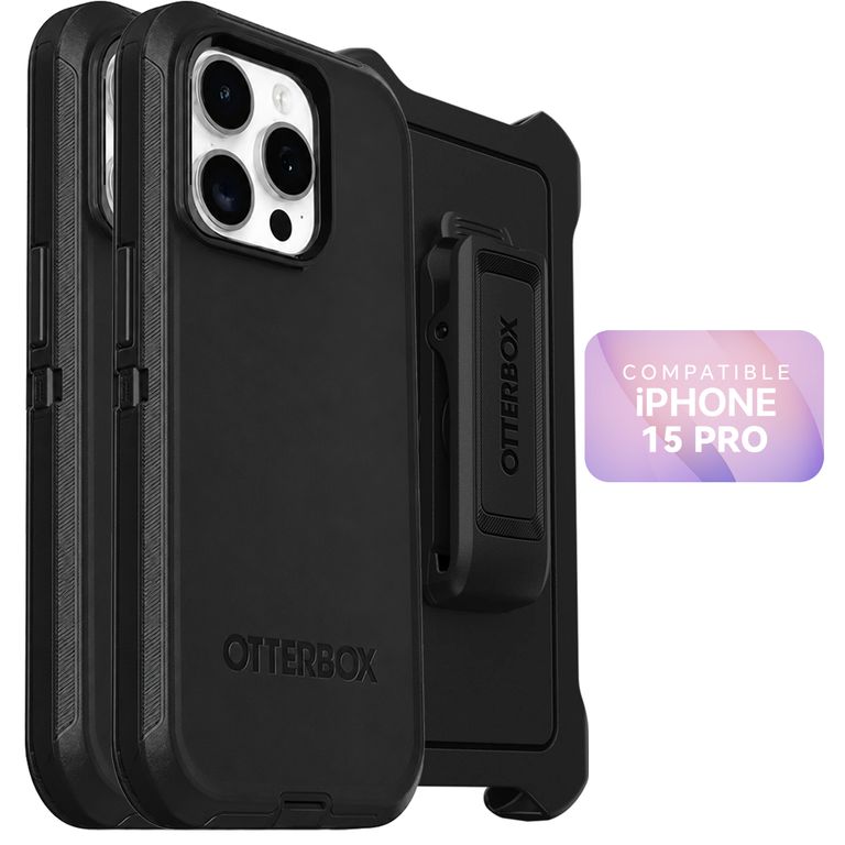 2 Cases Otterbox Defender Compatibles con Iphone 15 Pro