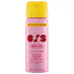 ONE SIZE BEAUTY - Fijador de Maquillaje con Protección Solar y Larga Duración On ’Til Dawn