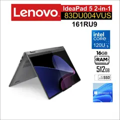 LENOVO - Laptop IdeaPad 5 2 en 1 Intel Core 5 120U 16GB 512GB SSD Windows 11 Luna Grey