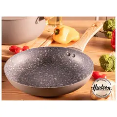 HUDSON - Sartén Antiadherente Granito Gris 20cm