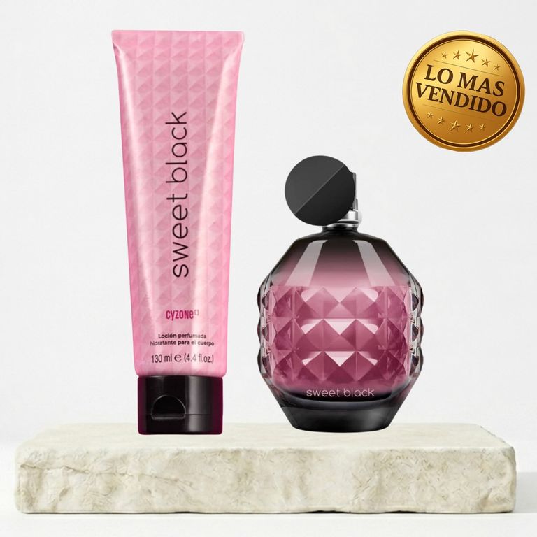 SWEET BLACK EAU DE TOILETTE+ LOCION PERFUMADA