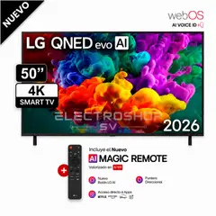 LG - Televisor Smart TV 50'' QNED MiniLED UHD 4K 50QNED70BSA 2026