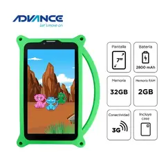 ADVANCE - Tablet Green TR6955 7" IPS 1024x600 Android 11 3G Dual SIM 32GB 2GB