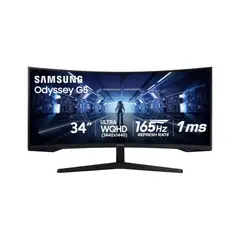SAMSUNG - Monitor Curvo ODDYSEY G5 34 ULTRAWIDE QHD 1MS 165HZ FSYNC VA HDR10