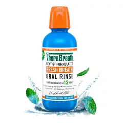 THERABREATH - Enjuague Bucal Sin Alcohol 473 ml 12h Menta Fresca