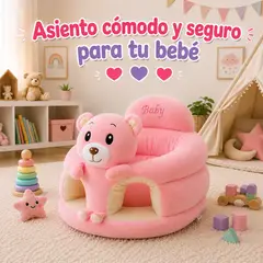 GENERICO - Asiento Cojin de Apoyo Premium Osita Para Bebés