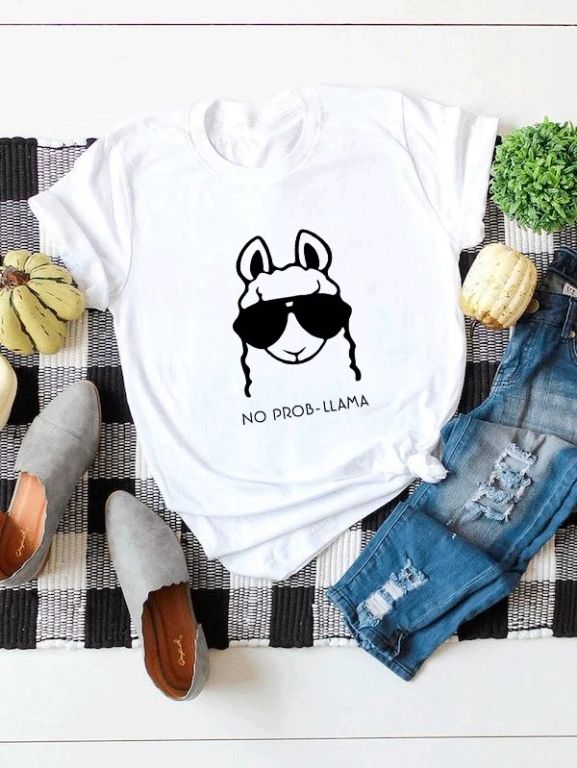 Polo Hombre Llama - Blanco