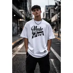 NEBULA - Polo Hombre Made in Peru - Blanco