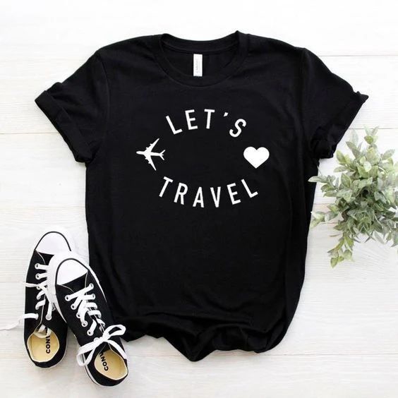 Polo Hombre Let´s Travel - Negro