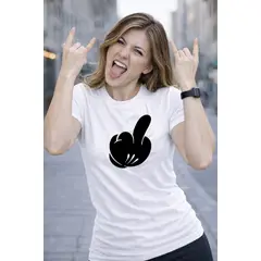 NEBULA - Polo Mujer Mickey Mouse - Blanco