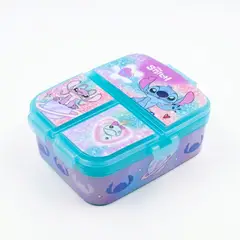DISNEY CLASICOS - Taper sandwichera Stitch con multiples divisiones Niña