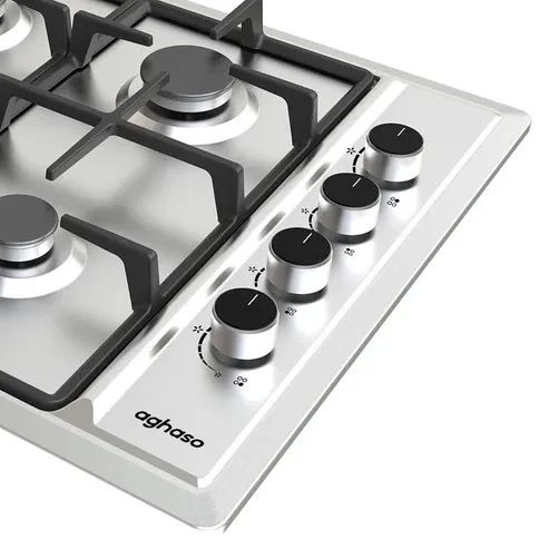 Encimera Acero Inoxidable 4 Hornillas Sabaf Compacta 60 Cm GLP