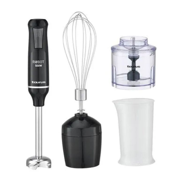 Batidora de Mano Robot 500 Plus Inox II 500W Negro