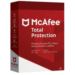MCAFEE - Antivirus Total Protection 1 Dispostivo 1 Año