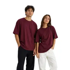 GENERICO - Polo Oversize Basico Manga Corta color vino unisex