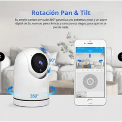 SEISA - Monitor de Bebé WiFi con Visión Nocturna y Audio Bidireccional Vigilancia 247 desde tu Celular