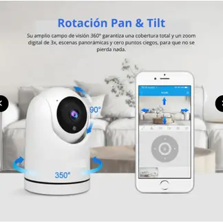 SEISA - Monitor de Bebé WiFi con Visión Nocturna y Audio Bidireccional Vigilancia 247 desde tu Celular