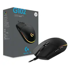 LOGITECH - Mouse Gamer G102 Lightspeed Negro