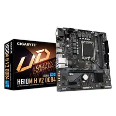 GIGABYTE - Placa madre H610M H V2 compatibilidad Intel LGA1700