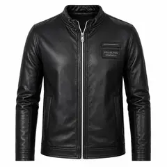ELEMENT SPECIAL EDITION - Casaca de Cuero Importado para Hombre Negra Urban Racer