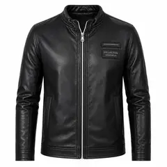 ELEMENT SPECIAL EDITION - Casaca de Cuero Importado para Hombre Negra Urban Racer