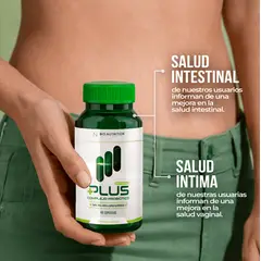 BACTERIUM - PLUS x2 Suplemento Probiótico Premium Flora Intestinal + Cándida